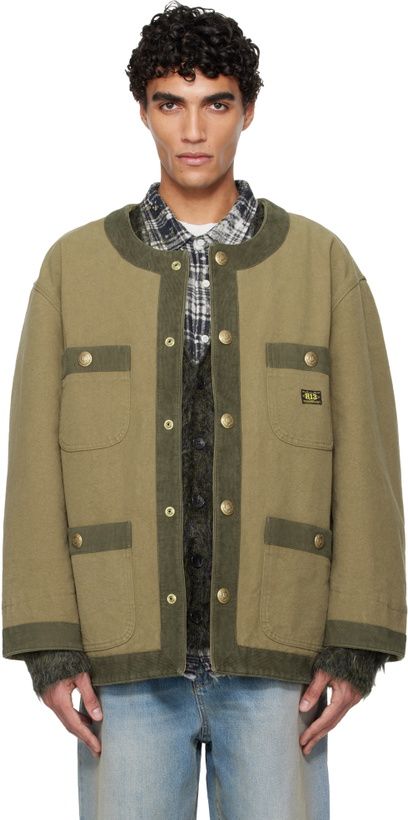 Photo: R13 Khaki Cord Trimmed Chore Jacket
