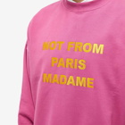 Drole de Monsieur Men's Drôle de Monsieur Not From Paris Crew Sweat in Light Purple