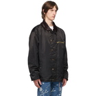 mastermind WORLD Black Deck Jacket