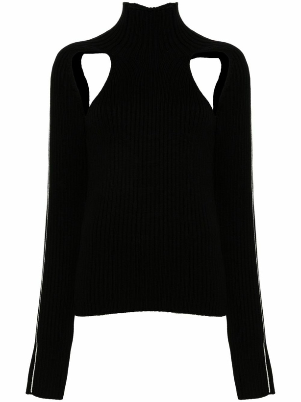 Photo: Peter Do Black Cut-Out Wool Jumper