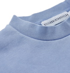 Billionaire Boys Club - Printed Appliquéd Loopback Cotton-Jersey Sweatshirt - Blue