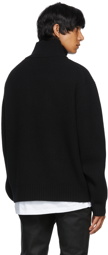Frame Black 'The Essential' Half-Zip Sweater