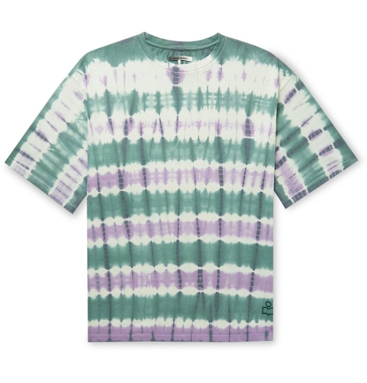 Photo: Isabel Marant - Pondy Tie-Dyed Cotton-Jersey T-Shirt - Green
