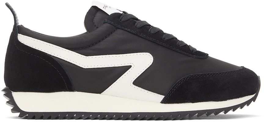 rag & bone Black & White Retro Runner Sneakers Rag and Bone