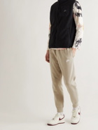Nike - Sportswear Club Tapered Logo-Embroidered Cotton-Blend Tech Fleece Sweatpants - Neutrals