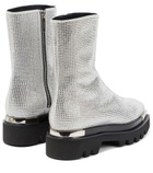 Peter Do - Crystal-embellished leather boots