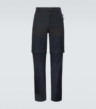 Loro Piana High-rise wool-blend track pants