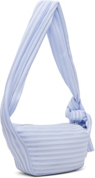ISSEY MIYAKE Blue June Linear Knit 56 Bag