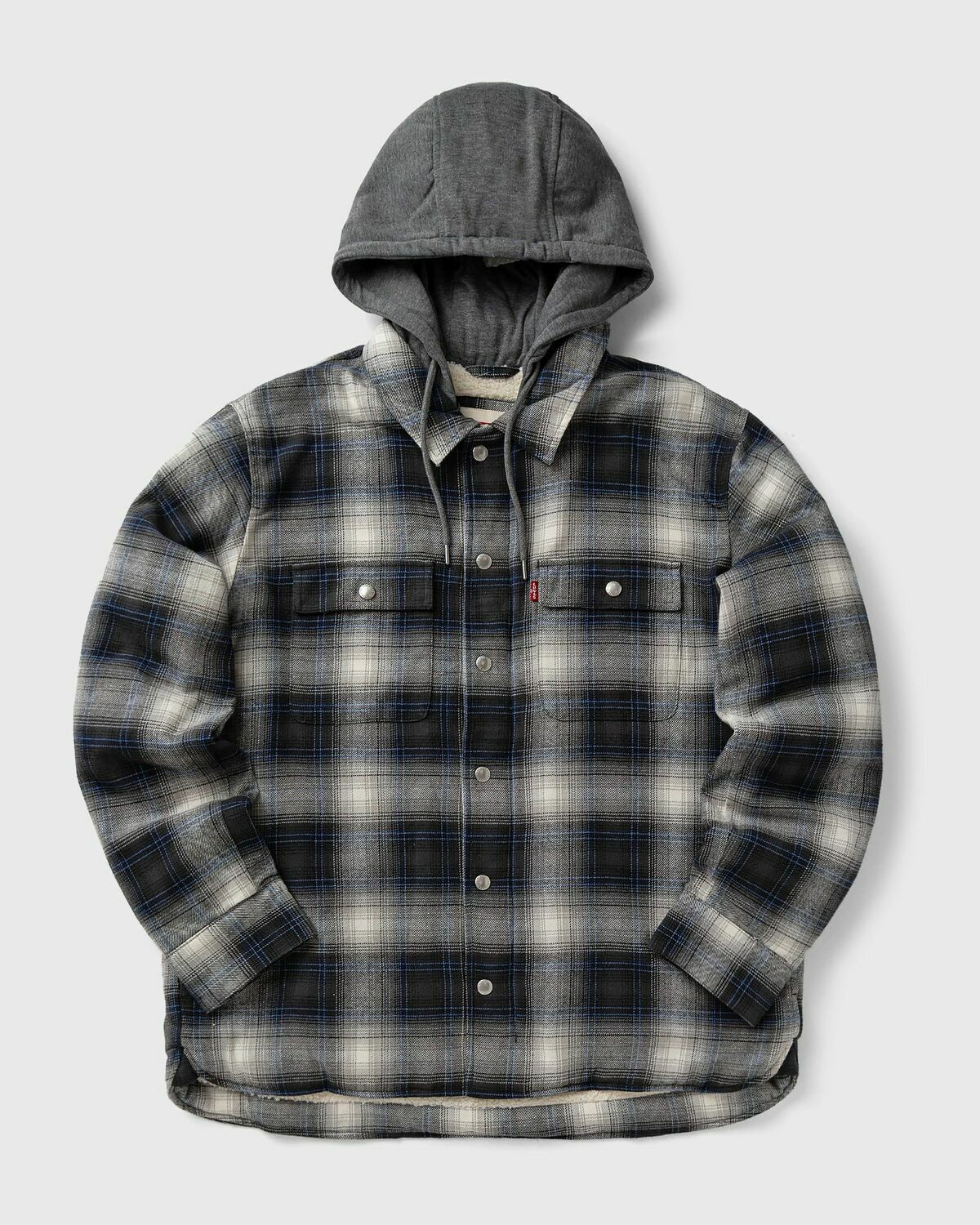 Levis FRANCISCO SHERPA FLANNEL Grey Mens Overshirt