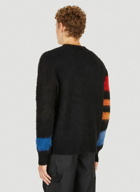 Graphic Crewneck Sweater in Black