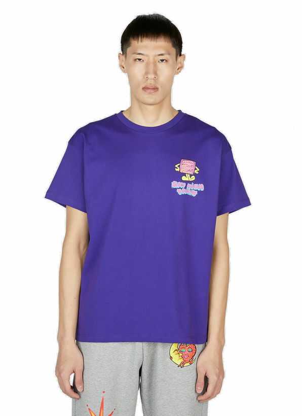 Photo: Sky High Farm Workwear - Printed T-Shirt in Purple