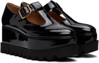 Stella McCartney Black Elyse T-Bar Platform Mary Jane Derbys