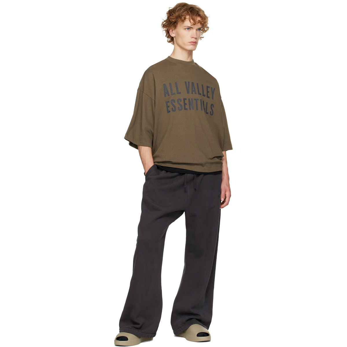 Fear of God ESSENTIALS Khaki Essentials Los Feliz Slides