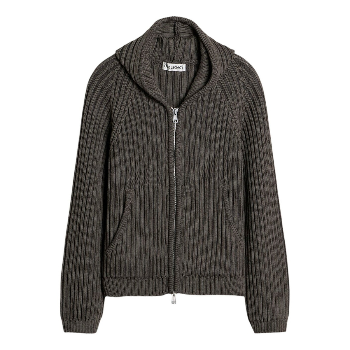 Our Legacy Men's Ile Piquet in Black Pseudo Knit Our Legacy