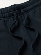 A.P.C. - Clement Straight-Leg Cotton-Jersey Shorts - Blue