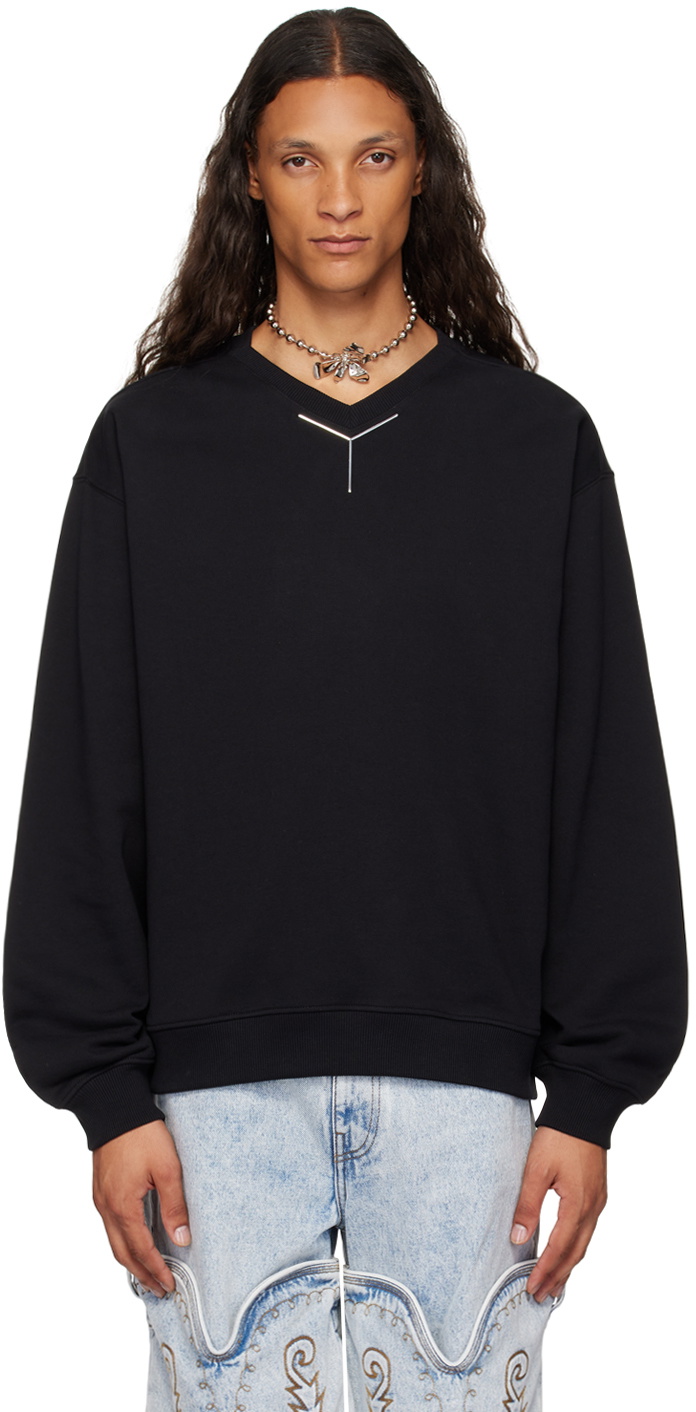 Y/Project Black Graphic Sweatshirt Y/Project