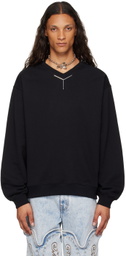 Y/Project Black Chrome Sweatshirt