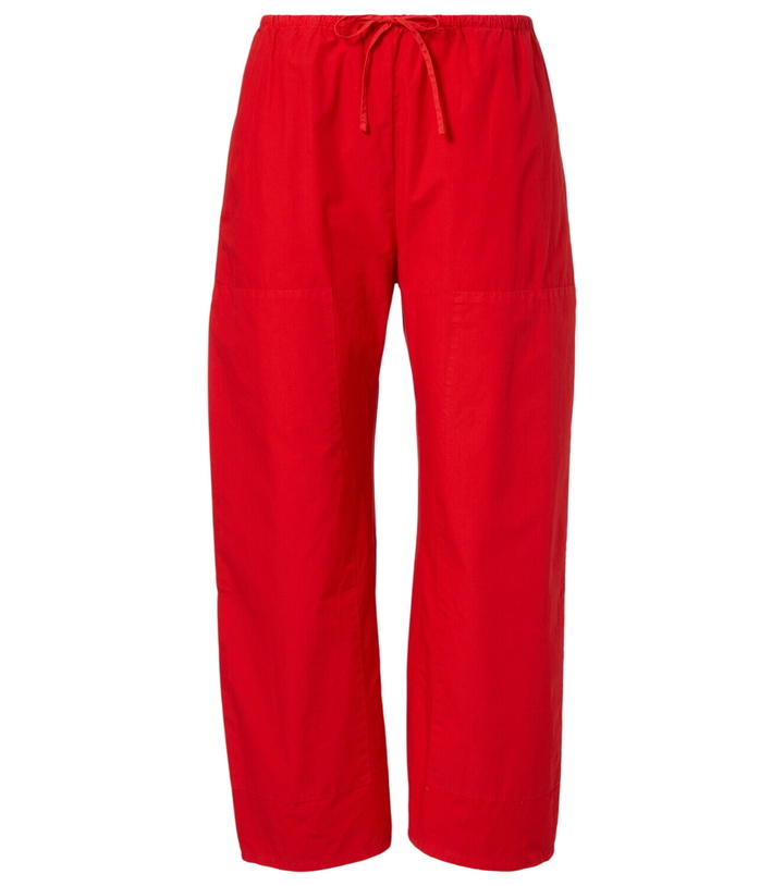 Photo: Leset Kyoto cropped cotton wide-leg pants