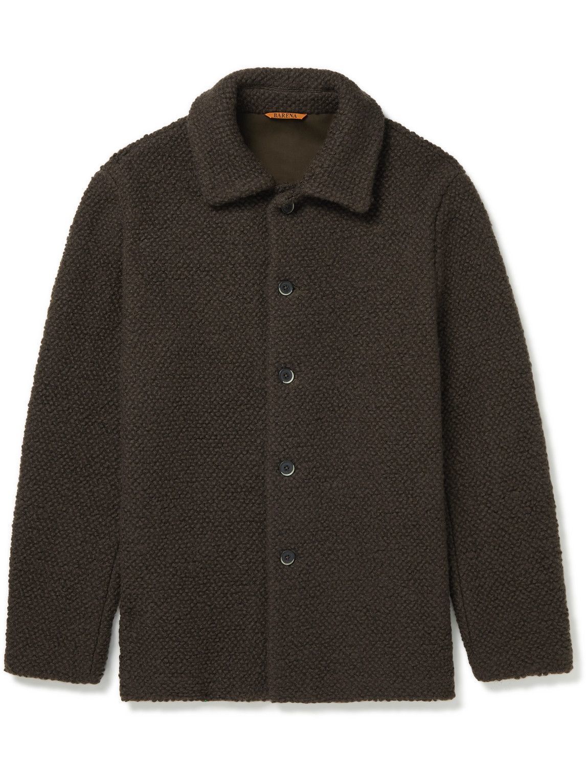 Barena - Cedrone Bouclé Wool-Blend Shirt Jacket - Brown Barena