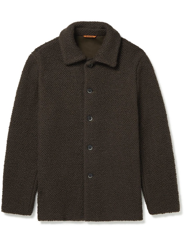 Photo: Barena - Cedrone Bouclé Wool-Blend Shirt Jacket - Brown