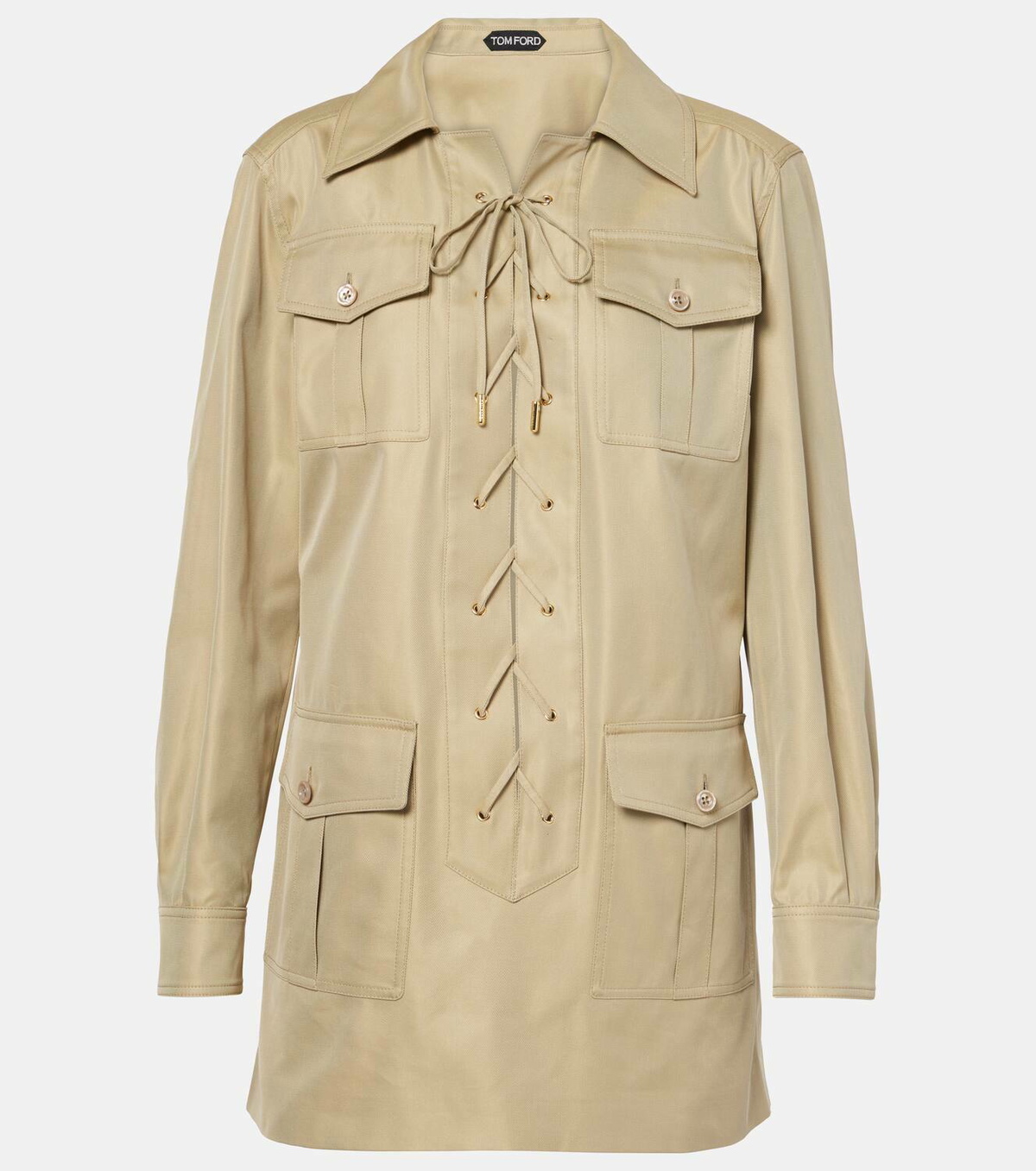 Tom Ford Safari cotton and silk T-shirt