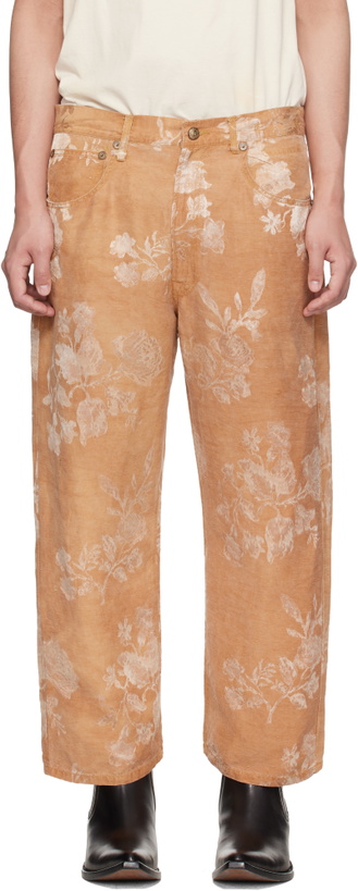 Photo: R13 Orange X-Boyfriend Trousers