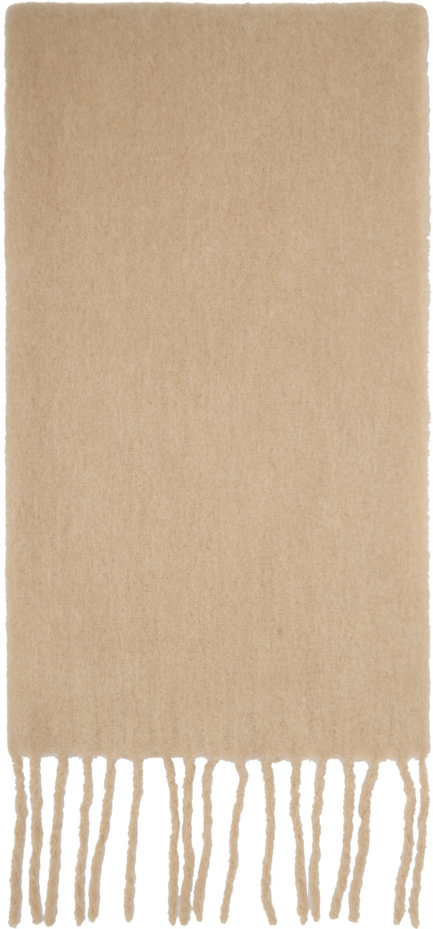 Teurn Studios SSENSE Exclusive Beige Oversized Scarf