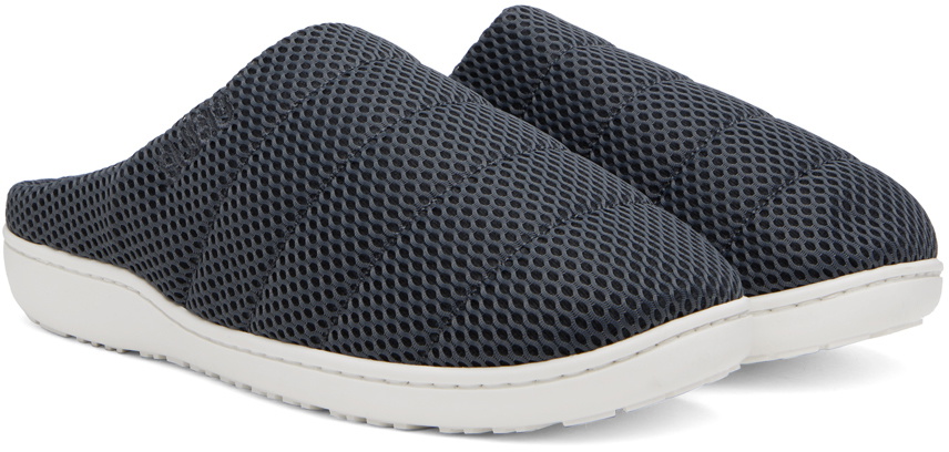 SUBU Gray Quilted Slippers