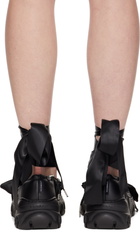 Rombaut Black Aura Bows Ballerina Flats