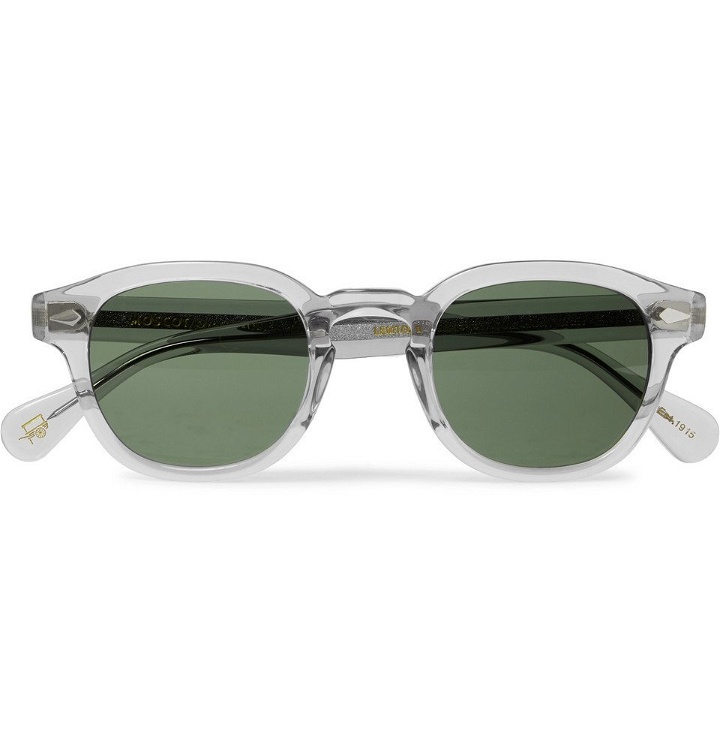 Photo: Moscot - Lemtosh Round-Frame Acetate Sunglasses - Gray