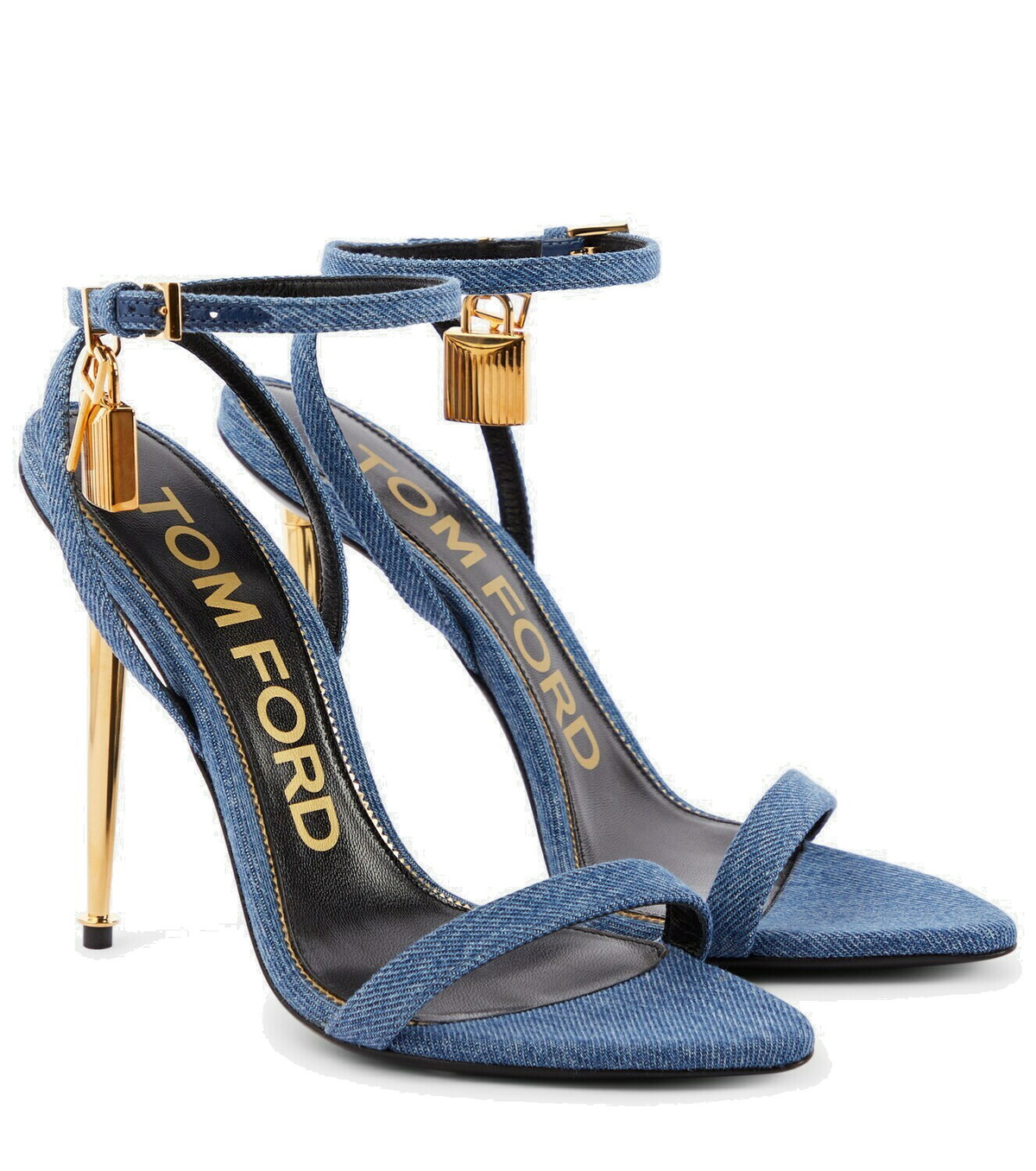 Tom Ford Padlock denim sandals TOM FORD