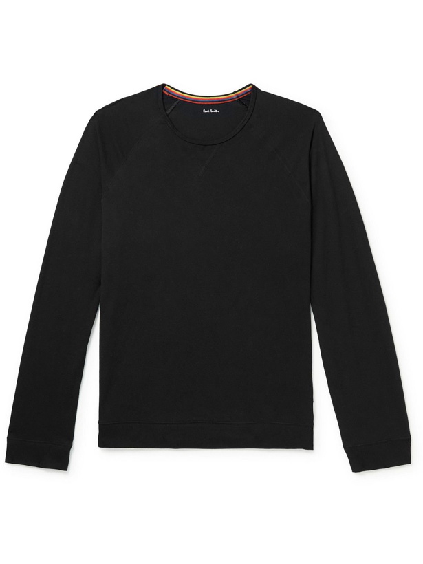 Photo: Paul Smith - Slim-Fit Cotton-Jersey T-Shirt - Black