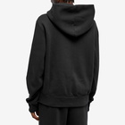 MM6 Maison Margiela Men's Distressed Logo Hoodie in Black