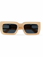 Off-White - Boston Rectangular-Frame Acetate and Gunmetal-Tone Sunglasses