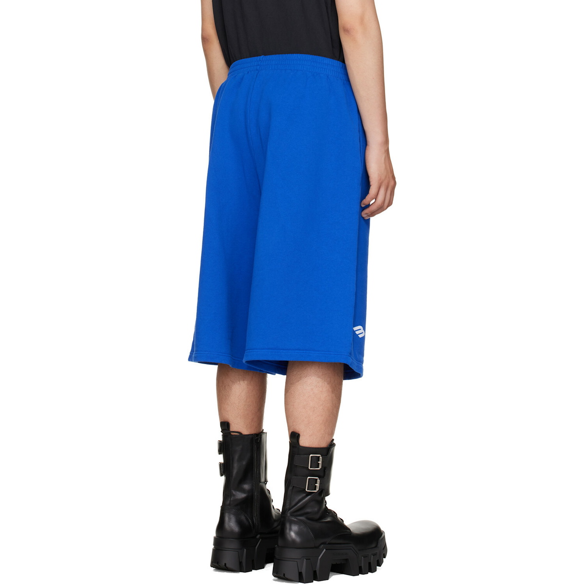 Balenciaga Blue 3B Football Shorts