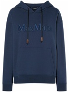 'S MAX MARA Agre Cotto Jersey Logo Hooded Sweatshirt