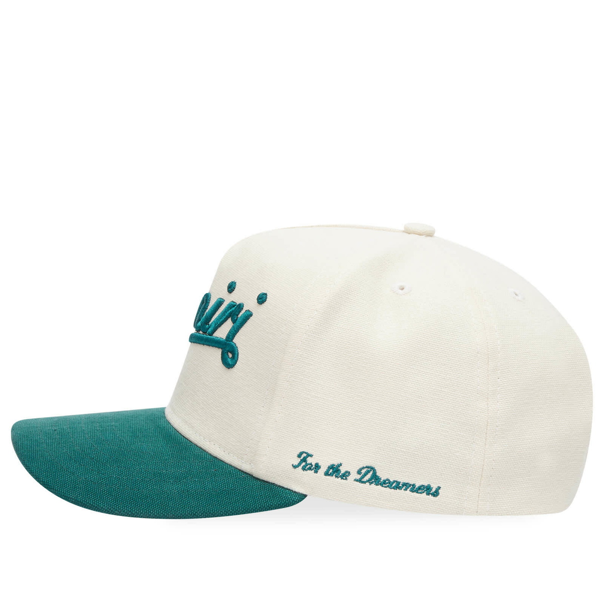 AMIRI Men's Two Tone Canvas Hat in Evergreen 
