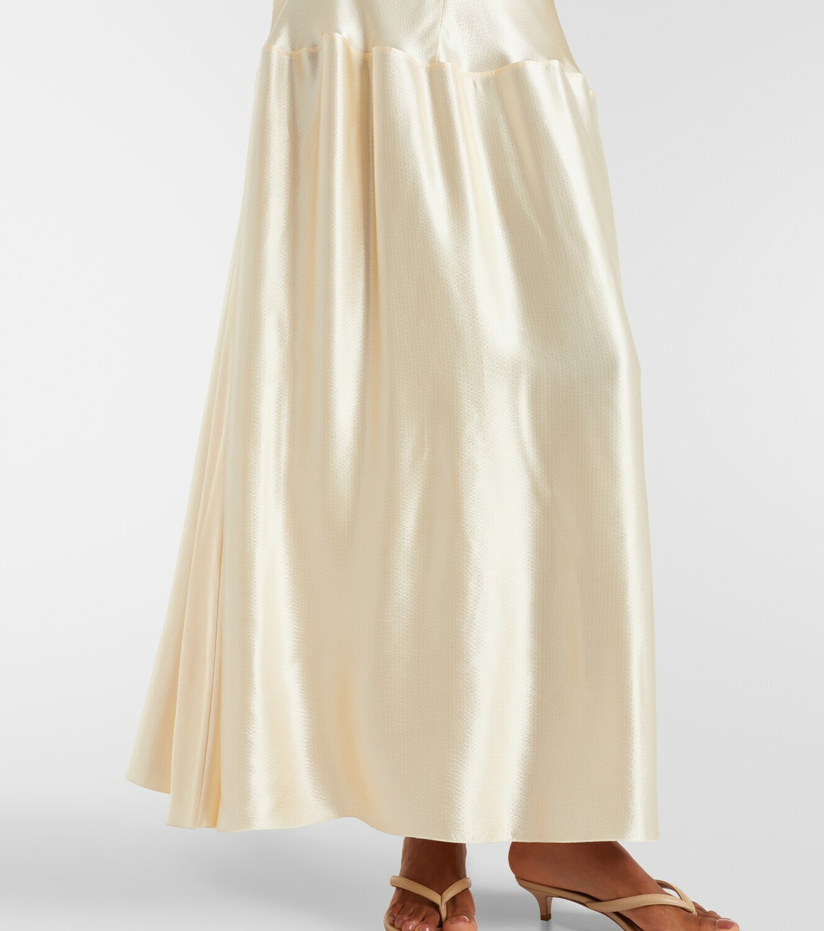 Fforme Clodia satin maxi dress