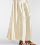 Fforme Clodia satin maxi dress