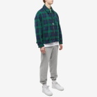 Cole Buxton Men's Flannel Overshirt in Black Watch