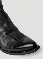 Prada - Turn-Up Toe Cowboy Boots in Black
