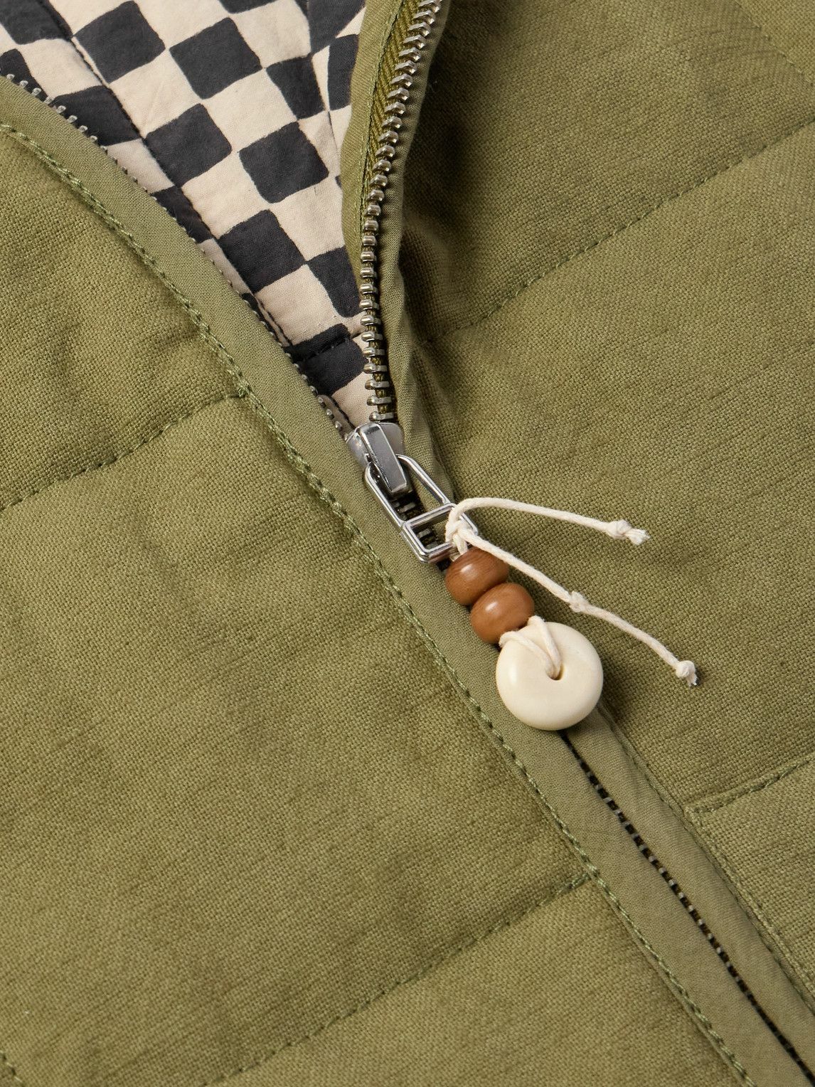Story Mfg. - Tellus Quilted Organic Cotton Jacket - Green Story Mfg.