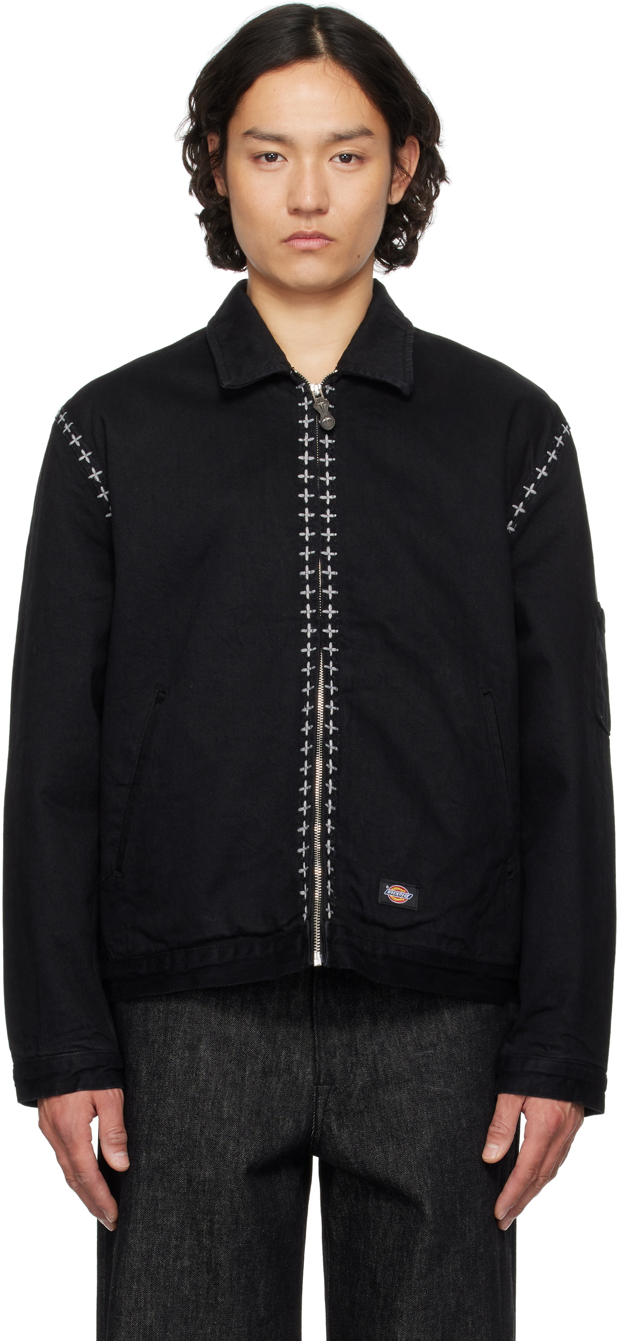 Thug Club Black Dickies Edition X Stitch Eisenhower Jacket Thug Club