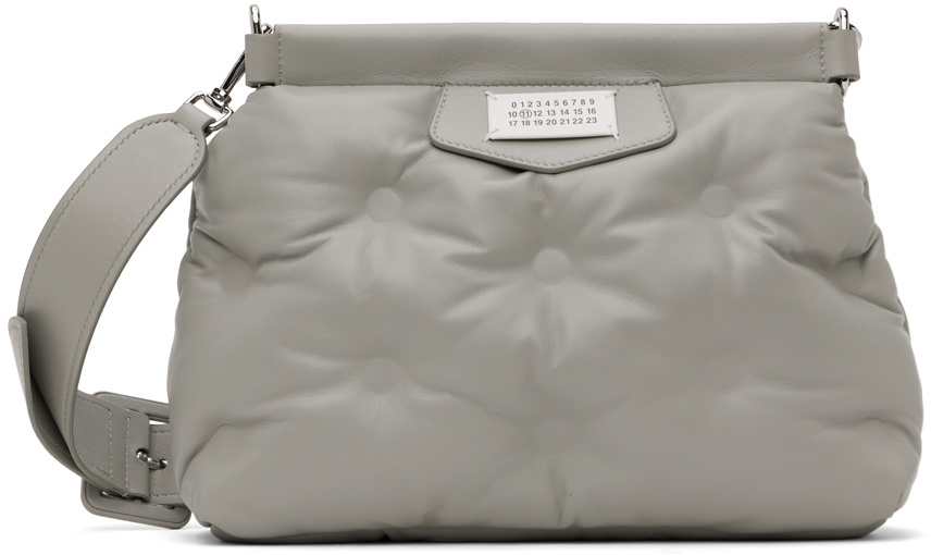 Maison Margiela Gray Small Glam Slam Classique Bag Maison