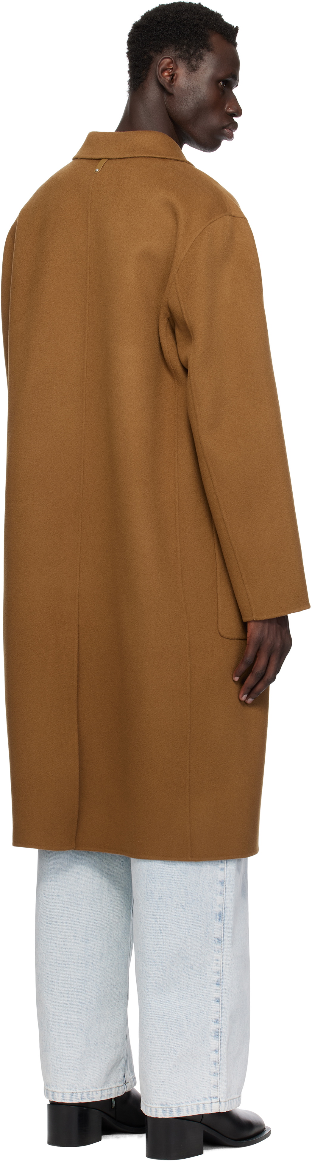 MACKAGE Tan Beckett Handmade Wool Coat