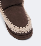 Mou 18 shearling-lined suede ankle boots