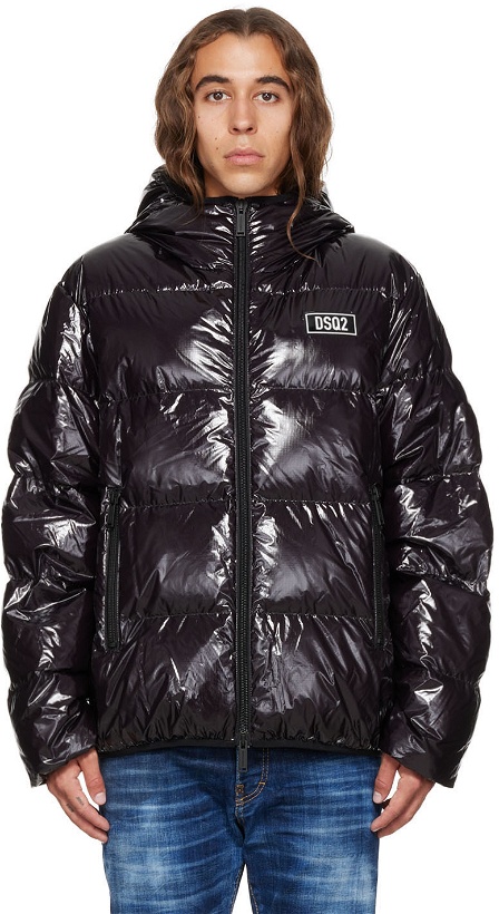 Photo: Dsquared2 Black Hooded Down Jacket