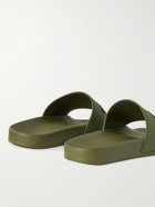 Balenciaga - Logo-Detailed Rubber Slides - Green