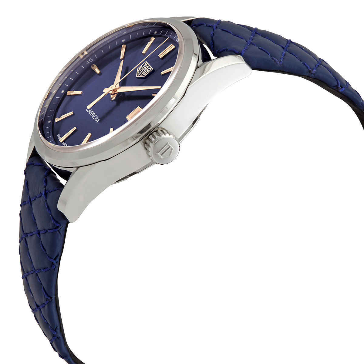 Tag Heuer Carrera Quartz Blue Dial Ladies Watch WBK1312.FC8259