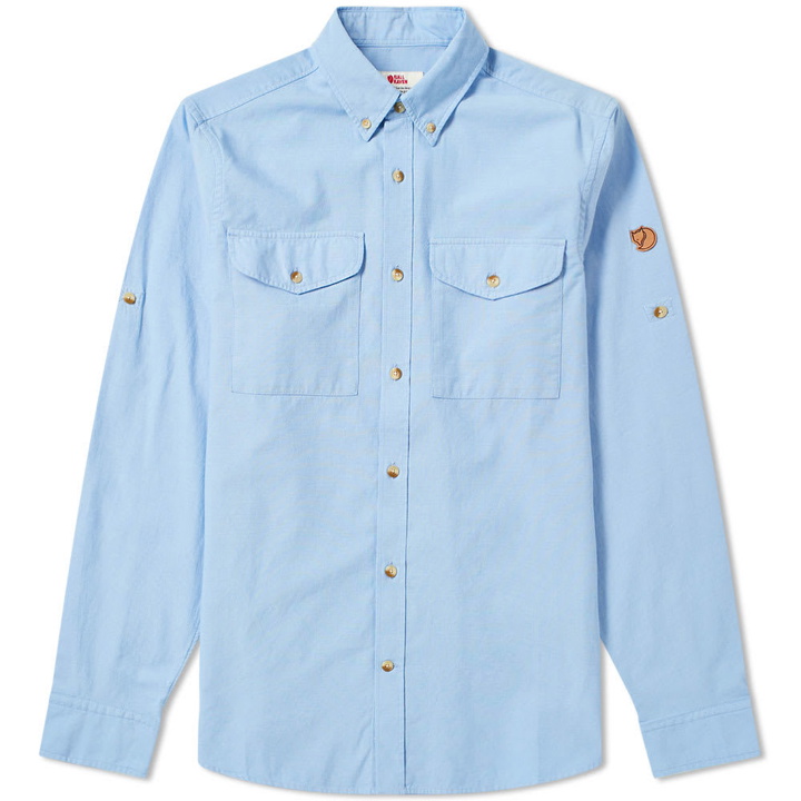 Photo: Fj&auml;llr&auml;ven &Ouml;vik Chambray Shirt Blue Ridge